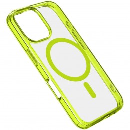 cover iphone 16 pro max verde - trasparente magsafe