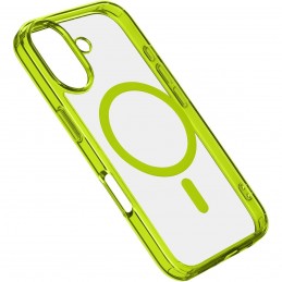 cover iphone 16 verde - trasparente magsafe