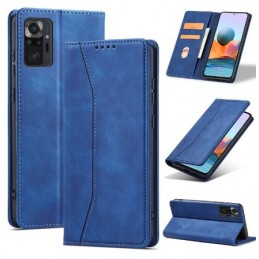 book redmi note 13 pro 5G con porta carte di credito chiusura magnetica blu