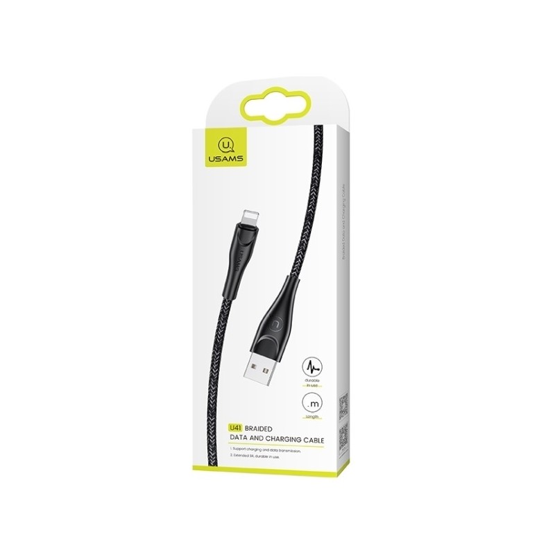 cavo dati lightning antistrappo 100cm 2Ah nero