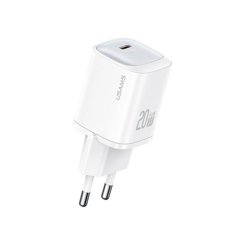 caricabatterie usbc 20W gan bianco