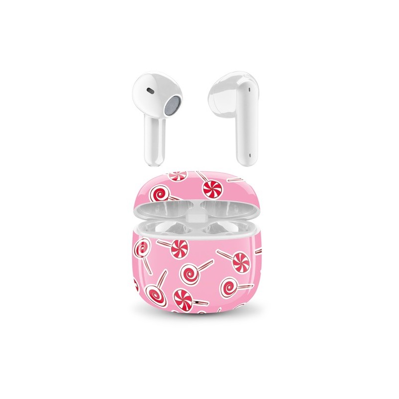 auricolare vivavoce bluetooth doppio con base di ricarica chupa