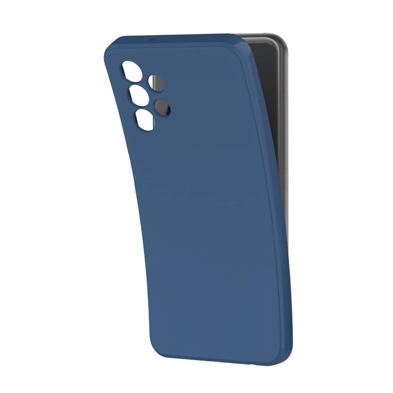 cover in silicone per samsung a13 4g azzurro