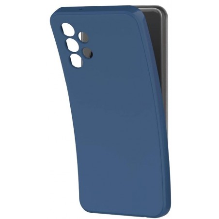cover in silicone per samsung a13 4g azzurro