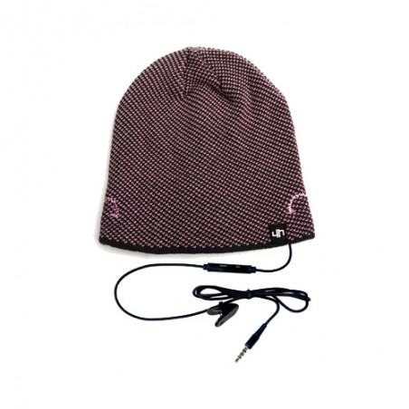 cappellino vivavoce con auricolare e microfono pink