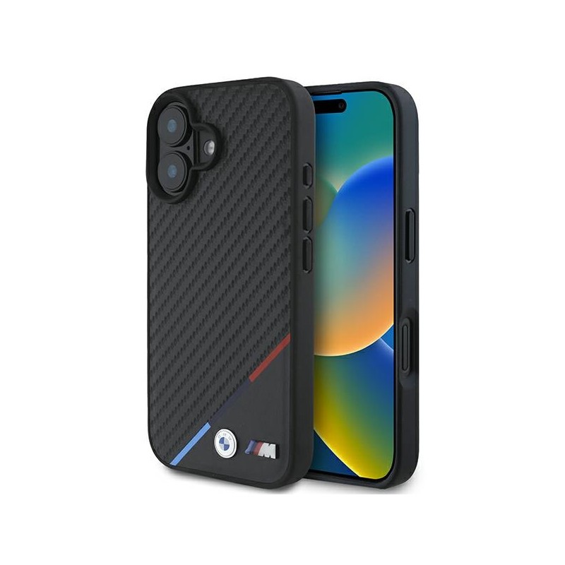 cover bmw iphone 16 carbonio nera compatibile magsafe