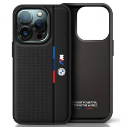 cover bmw iphone 16 perforata nera