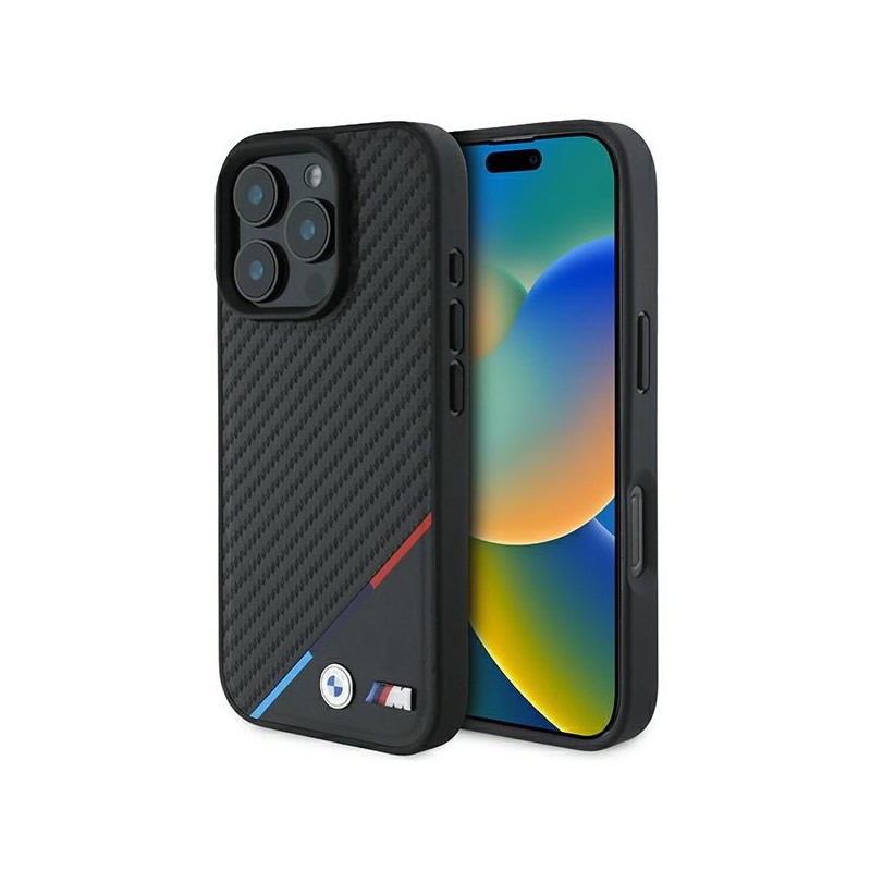 cover bmw iphone 16 pro max carbonio nera compatibile magsafe