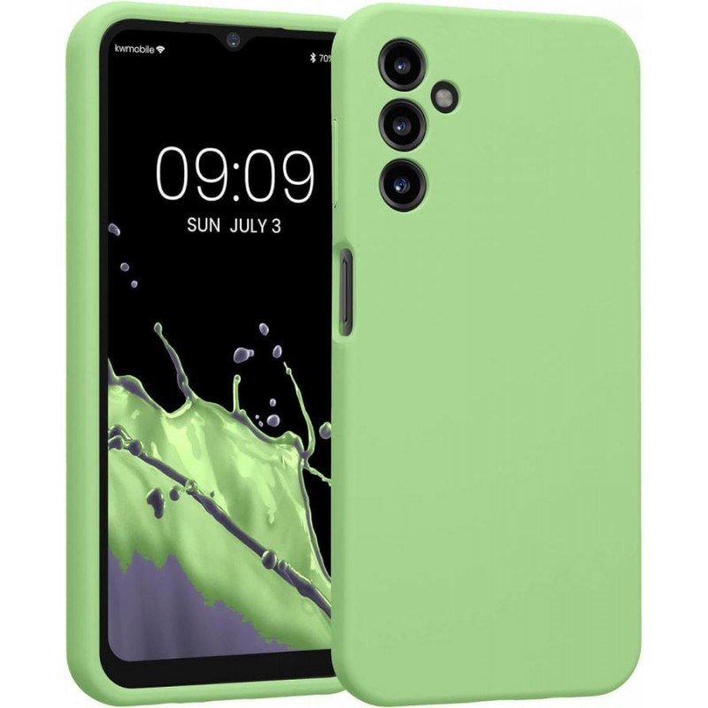 cover in silicone per samsung a16  verde