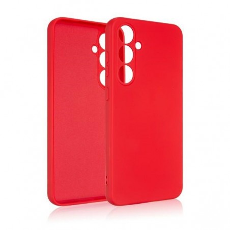 cover in silicone samsung s24 fe rossa
