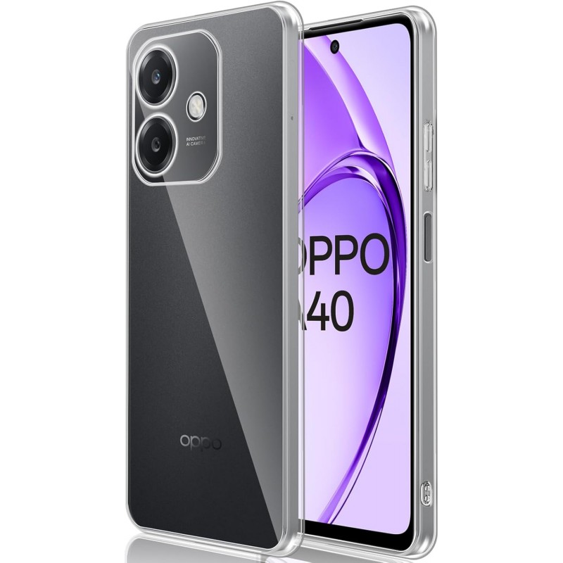 cover in silicone per oppo A40 / A40M 4G / A60 5G trasparente