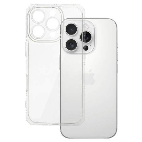 cover ultraprotettiva iphone 16 pro trasparente
