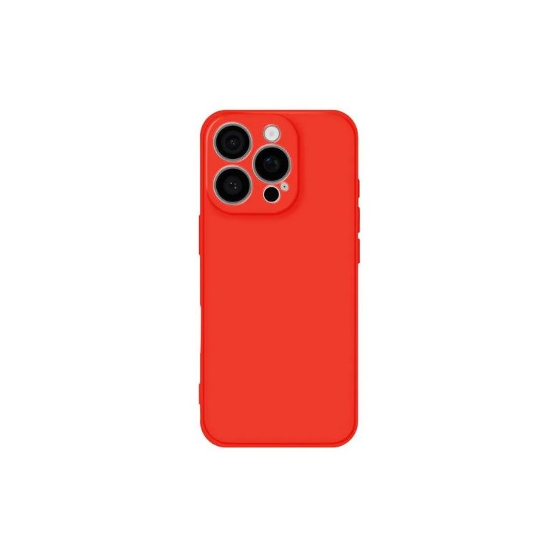 cover  silicone iphone 16 pro rossa