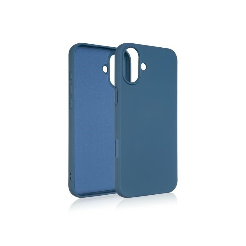 cover  silicone iphone 16 blu