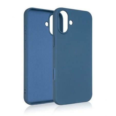 cover  silicone iphone 16 blu