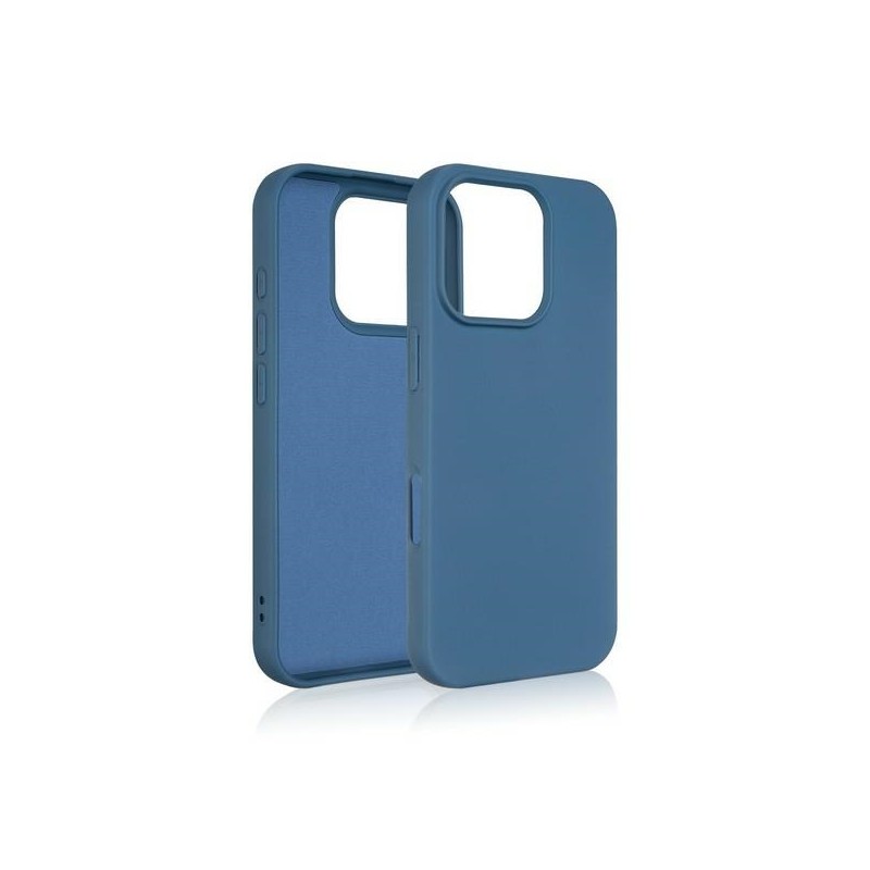 cover  silicone iphone 16 pro blu