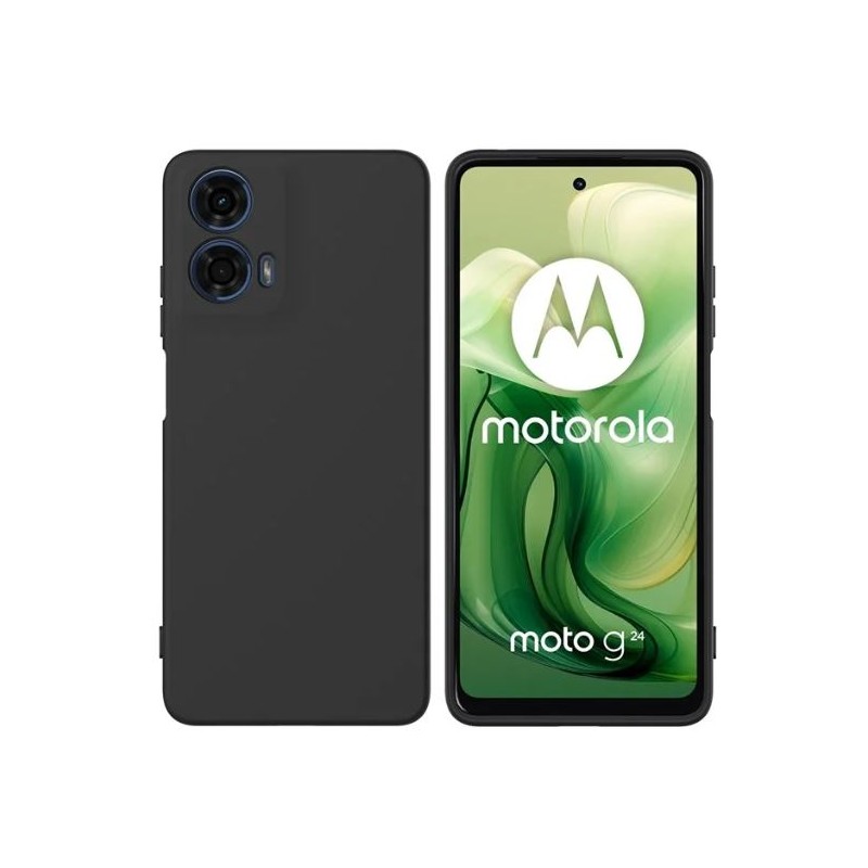 cover motorola G24 / G04 silicone nera