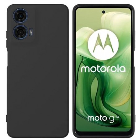 cover motorola G24 / G04 silicone nera