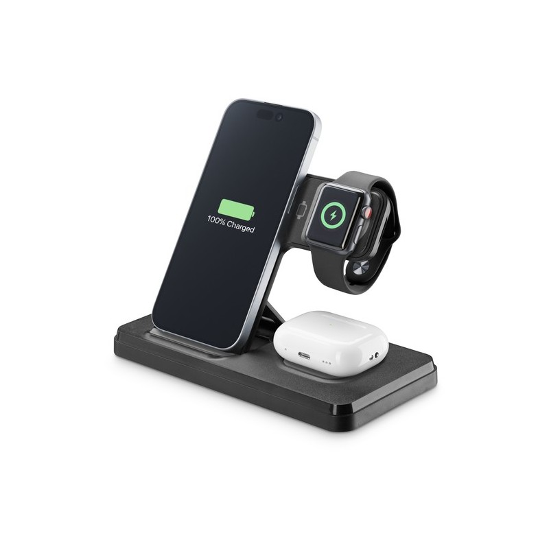 caricabatterie wireless 15w 3 in1 fast charge