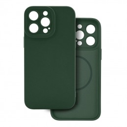 cover  silicone iphone 16 verde compatibile magsafe