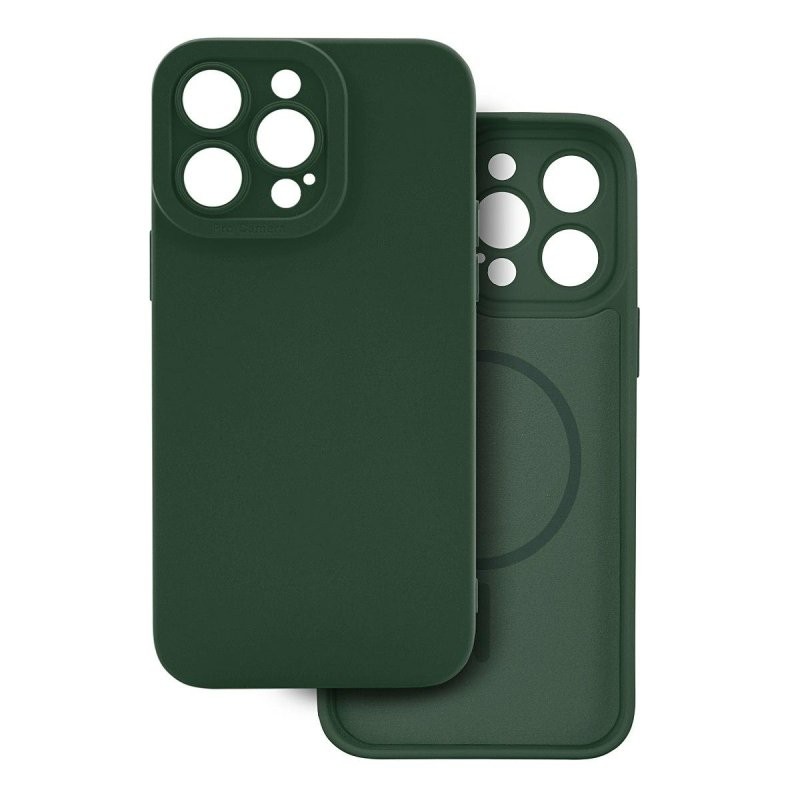 cover  silicone iphone 16 verde compatibile magsafe