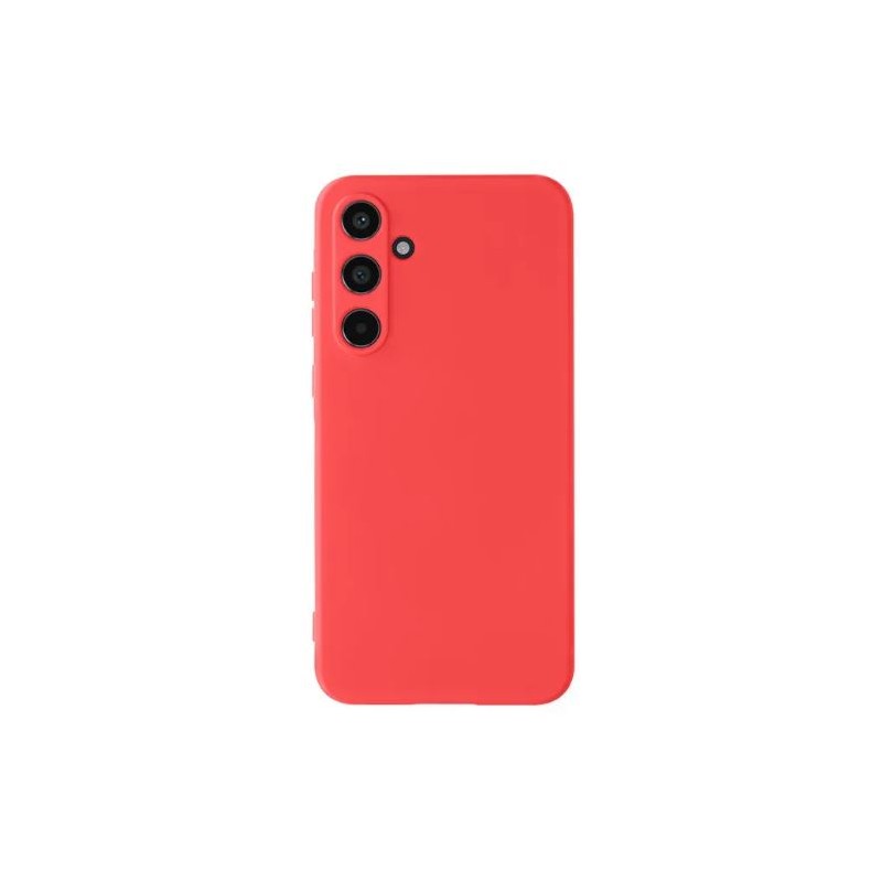 cover in silicone per samsung m55 rossa