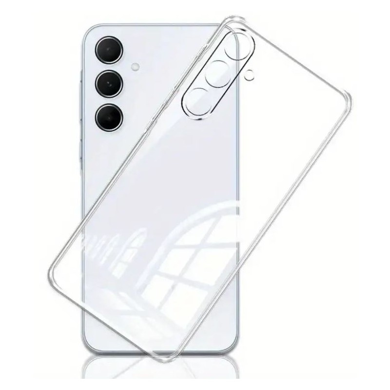 cover in silicone per samsung m55 trasparente