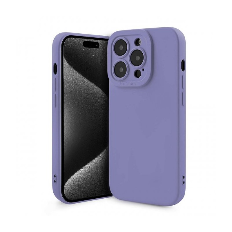 cover in silicone per samsung a15 viola