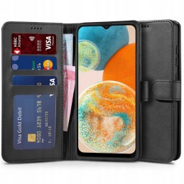 custodia book magnetica per samsung a15 nera