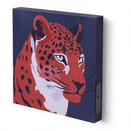 quadro in tessuto con funzione altoparlente bluetoothanatsie tigre