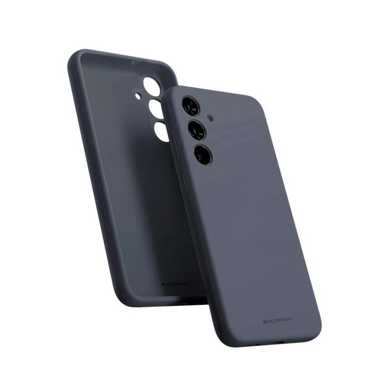 cover in silicone per samsung a54 5g  blu navy
