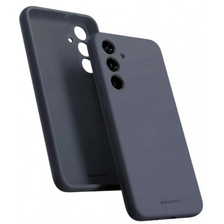 cover in silicone per samsung a54 5g  blu navy