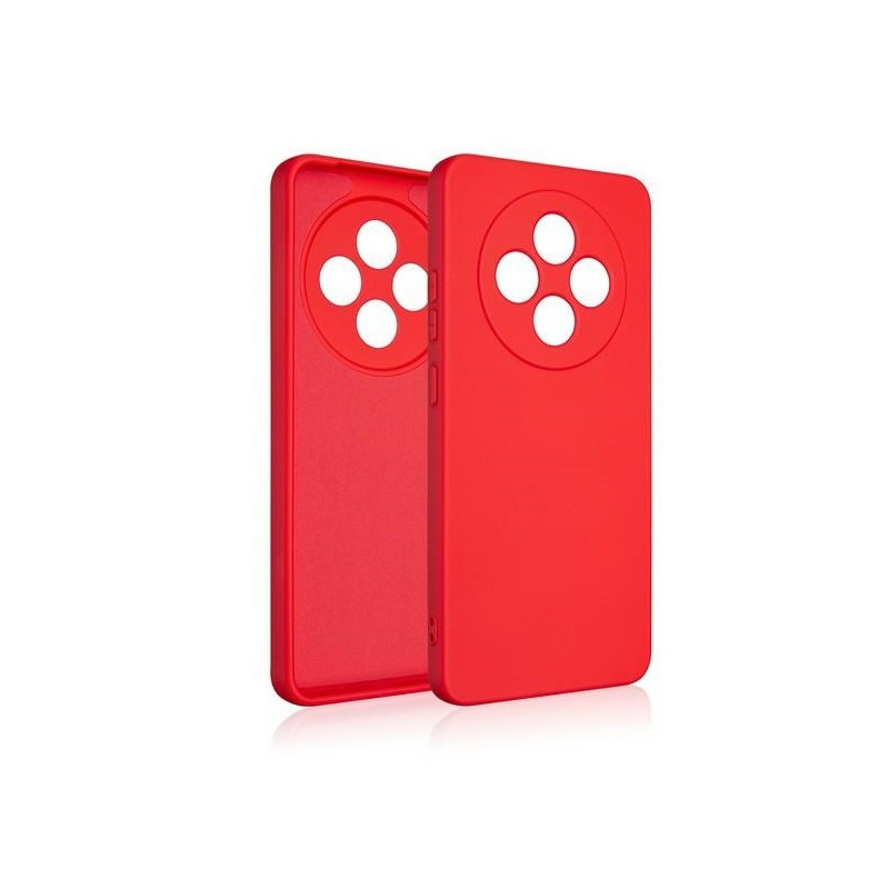 cover in silicone per oppo reno 12F 5g rossa