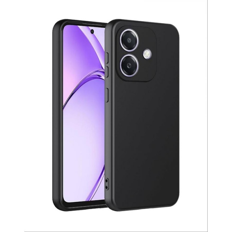 cover in silicone per oppo a40 nera