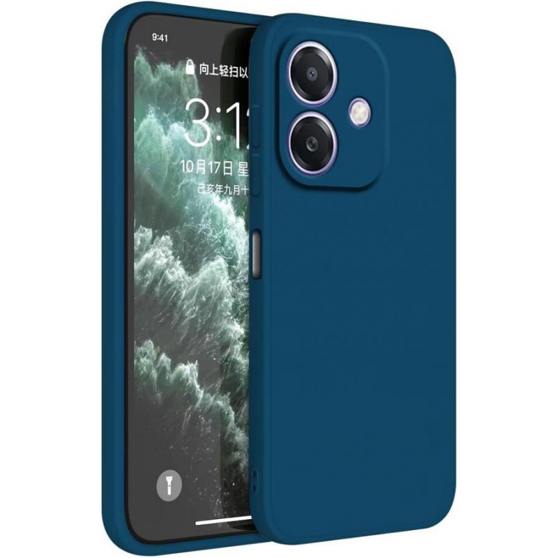 cover in silicone per oppo a40 blu