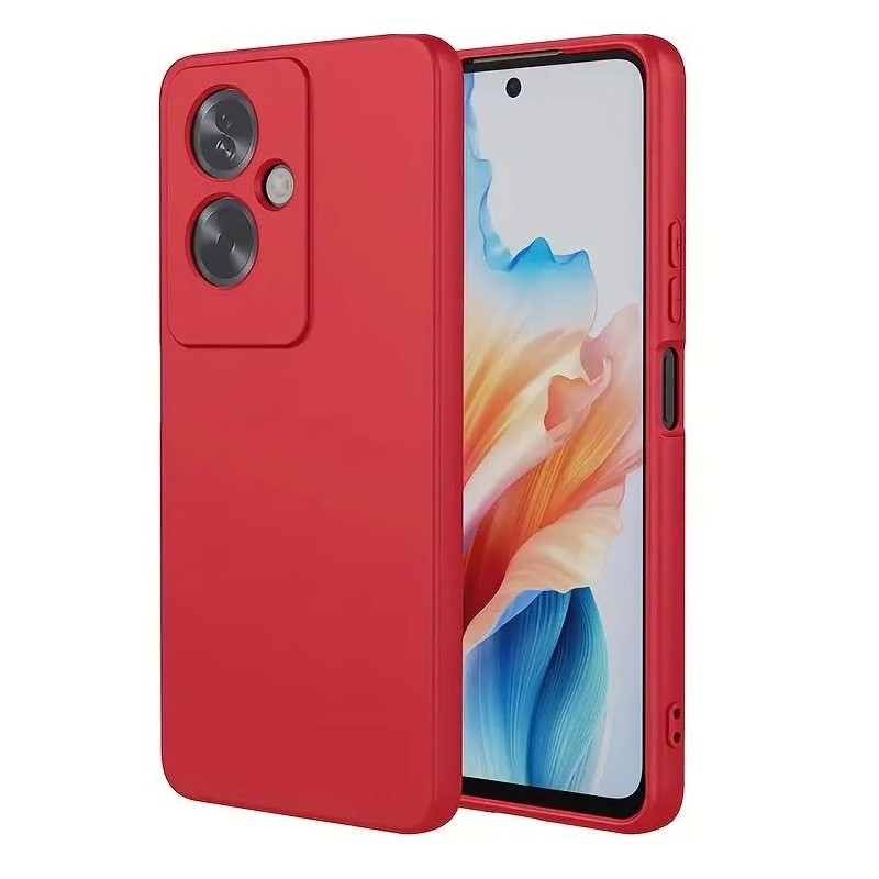 cover in silicone per oppo a40 / a40M rossa