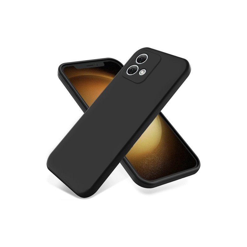 cover motorola g35 silicone nera
