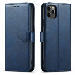 custodia book magnetica per oppo reno 12f blu