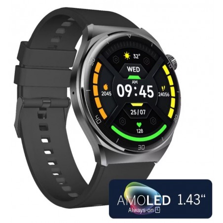 smartwatch Display AMOLED da 1,43", Bluetooth versione 5.3, IP67, modalità sport/100+, assistente vocale, vibrazione, display me