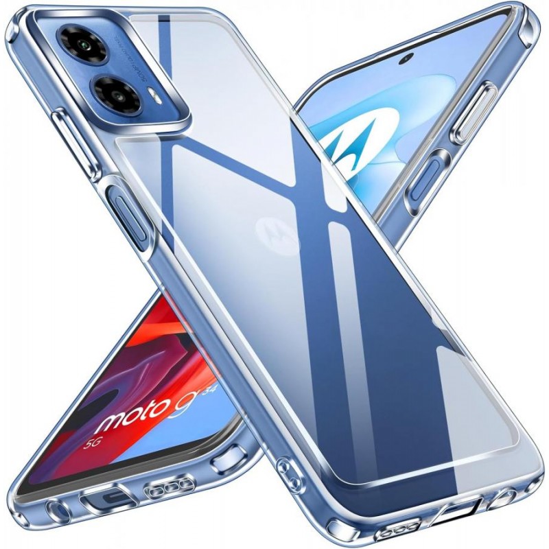custodia in tpu per motorola G34- G45 5G trasparente