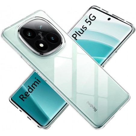 custodia in tpu xiaomi redmi note 14+ trasparente