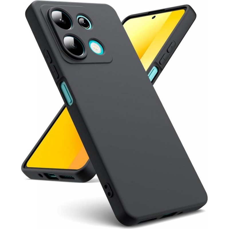 custodia in tpu per xiaomi redmi 13 5G nera