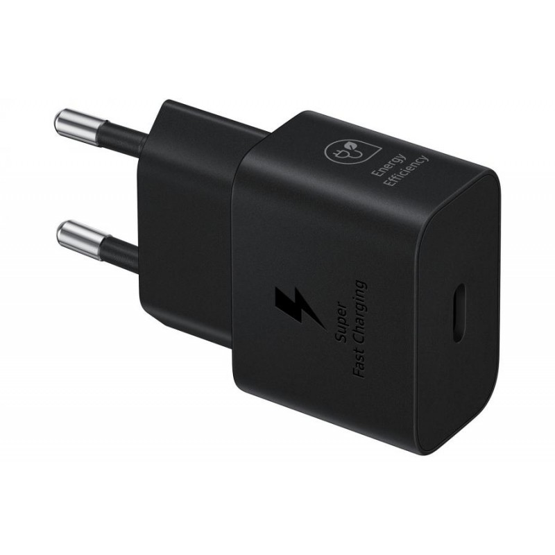 caricabatterie 25w usb-c nero