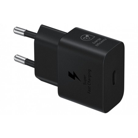 caricabatterie 25w usb-c nero