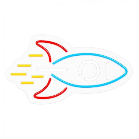 led wall neon sturn multicolor usb dimensioni 230x20x420