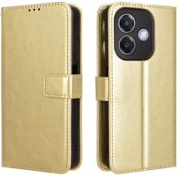 book oppo A40 / A40M gold con porta carte di credito chiusura magnetica