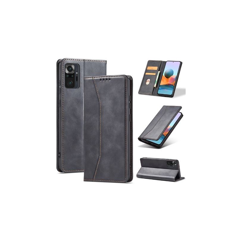 custodia a libro samsung a36 5g con porta carte di credito chiusura magnetica nera