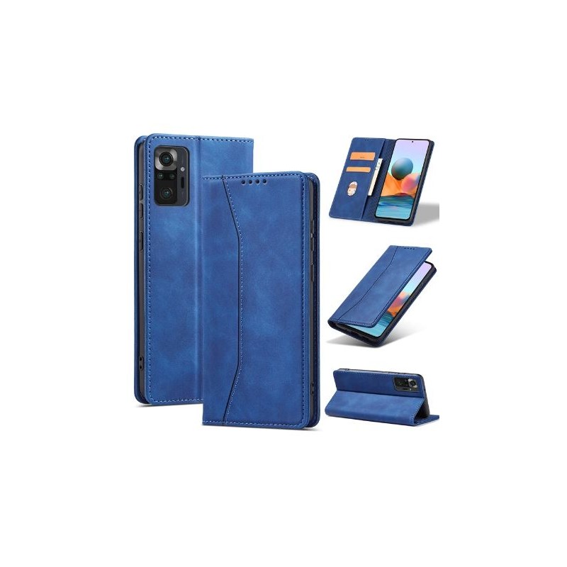 custodia a libro samsung s25 con porta carte di credito chiusura magnetica blu