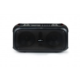 party speaker bluetooth potenza massima 200 Watt con doppio woofer led multicolor microfono telecomando  incluso