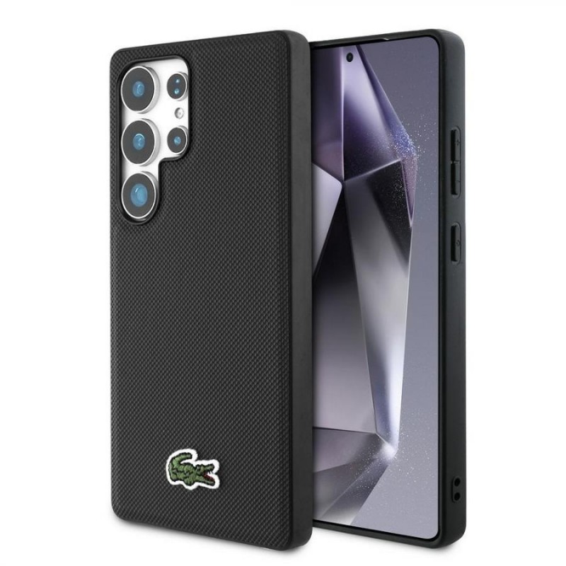 cover lacoste samsung s25 ultra nera compatibile ricarica wireless